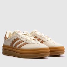 adidas Gazelle Bold Girls Youth in Off-White Multi adidas Gazelle Bold,2 of 4