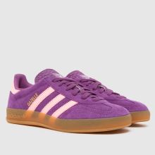 adidas Gazelle Indoor Girls Youth in Purple adidas Gazelle Indoor,2 of 4