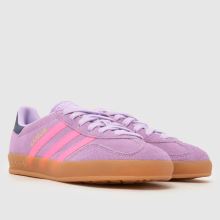 adidas Gazelle Indoor Girls Youth in Lilac adidas Gazelle Indoor,2 of 4