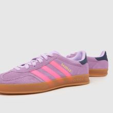 adidas Gazelle Indoor Girls Youth in Lilac adidas Gazelle Indoor,4 of 4