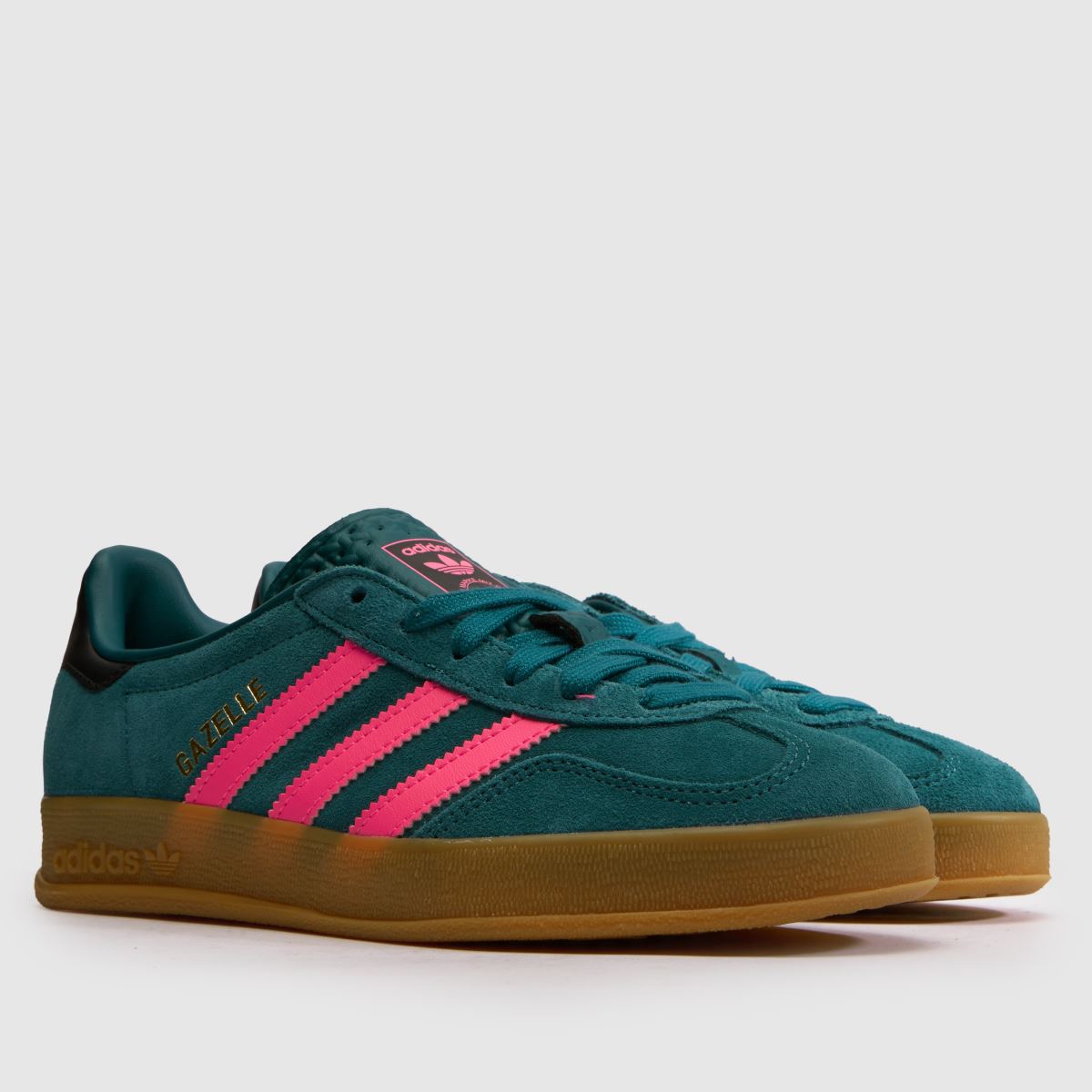adidas Gazelle Indoor Girls Youth in Green Multi adidas Gazelle Indoor 1