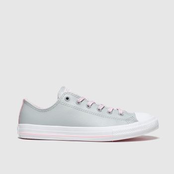 converse light grey all star sparkle lace lo trainers youth converse light grey all star sparkle lace lo trainers youth