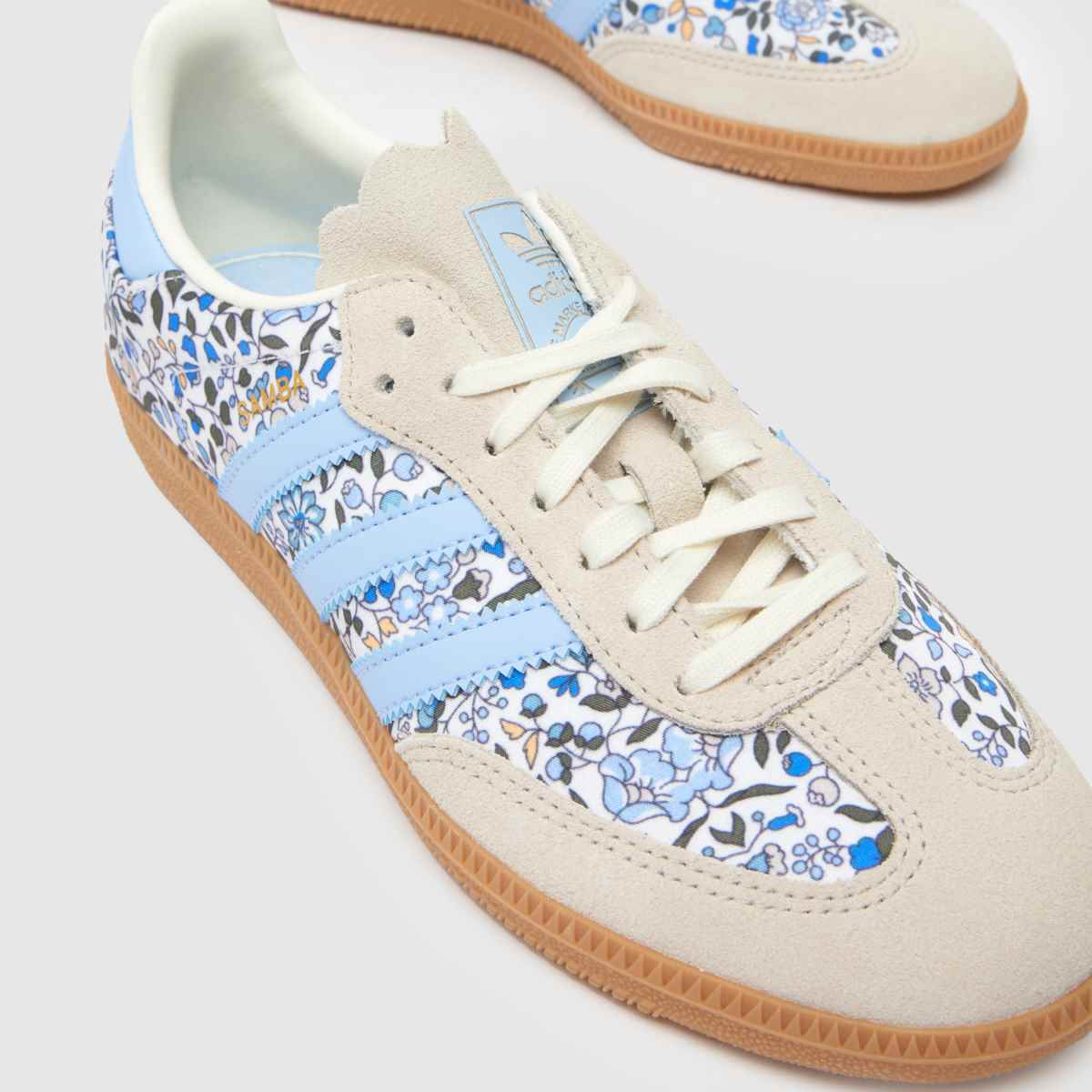 adidas x Liberty London Samba OG Girls Youth in White Multi adidas x Liberty London Samba OG 4