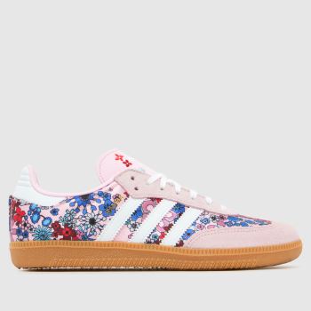 adidas Pink X Liberty London Samba Og Girls Youth