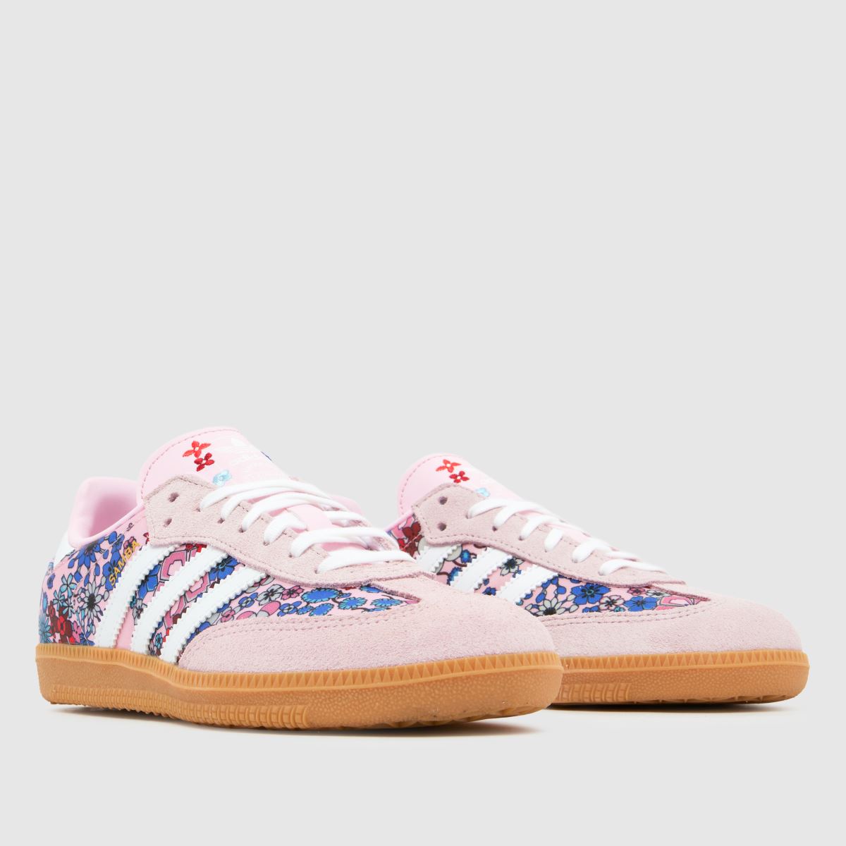 adidas X Liberty London Samba OG Girls Youth in Pink Multi adidas X Liberty London Samba OG 1