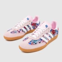 adidas X Liberty London Samba OG Girls Youth in Pink Multi adidas X Liberty London Samba OG,3 of 4