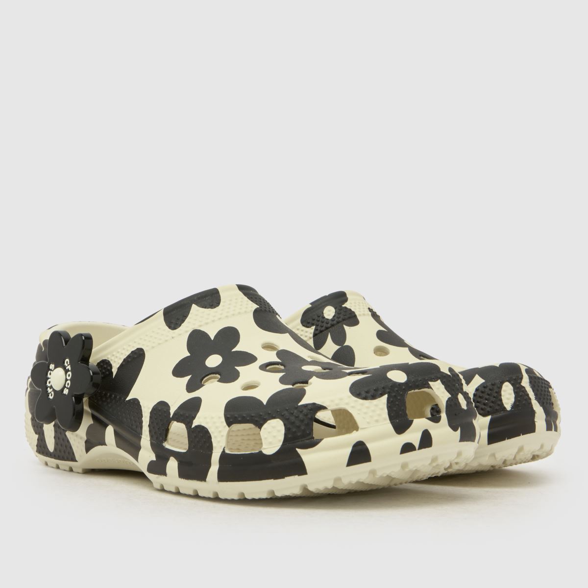 Crocs Classic Pop Petal Clog Girls Youth in Stone Multi Crocs Classic Pop Petal Clog 1