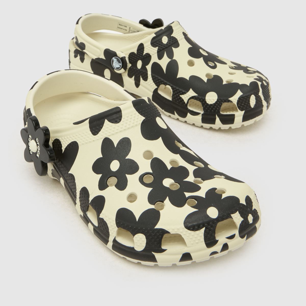 Crocs Classic Pop Petal Clog Girls Youth in Stone Multi Crocs Classic Pop Petal Clog 4