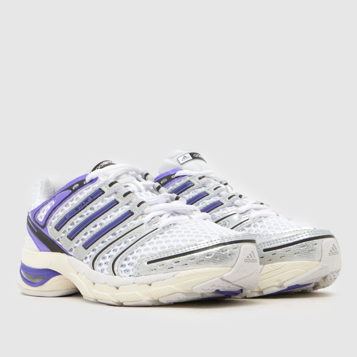 adidas Adistar Control 5 Girls Youth in White Multi adidas Adistar Control 5 1