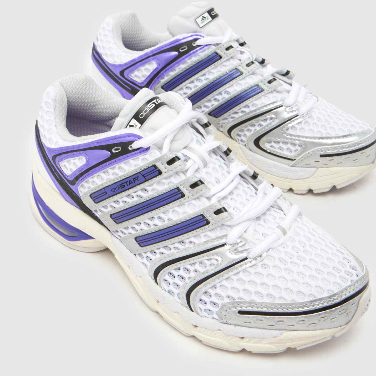 adidas Adistar Control 5 Girls Youth in White Multi adidas Adistar Control 5 4