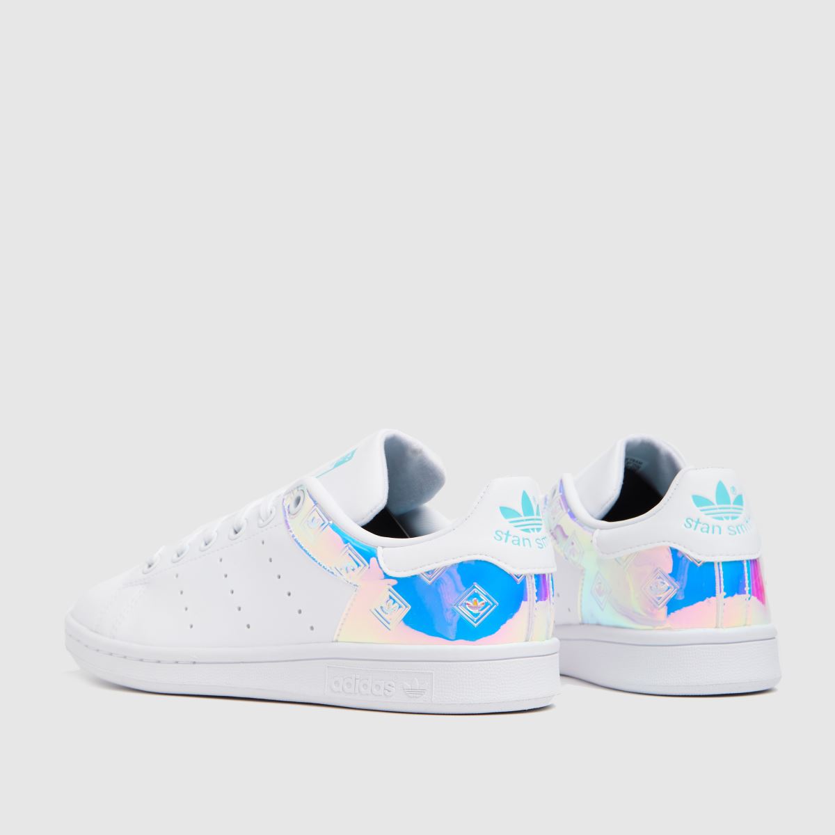 adidas stan smith white silver