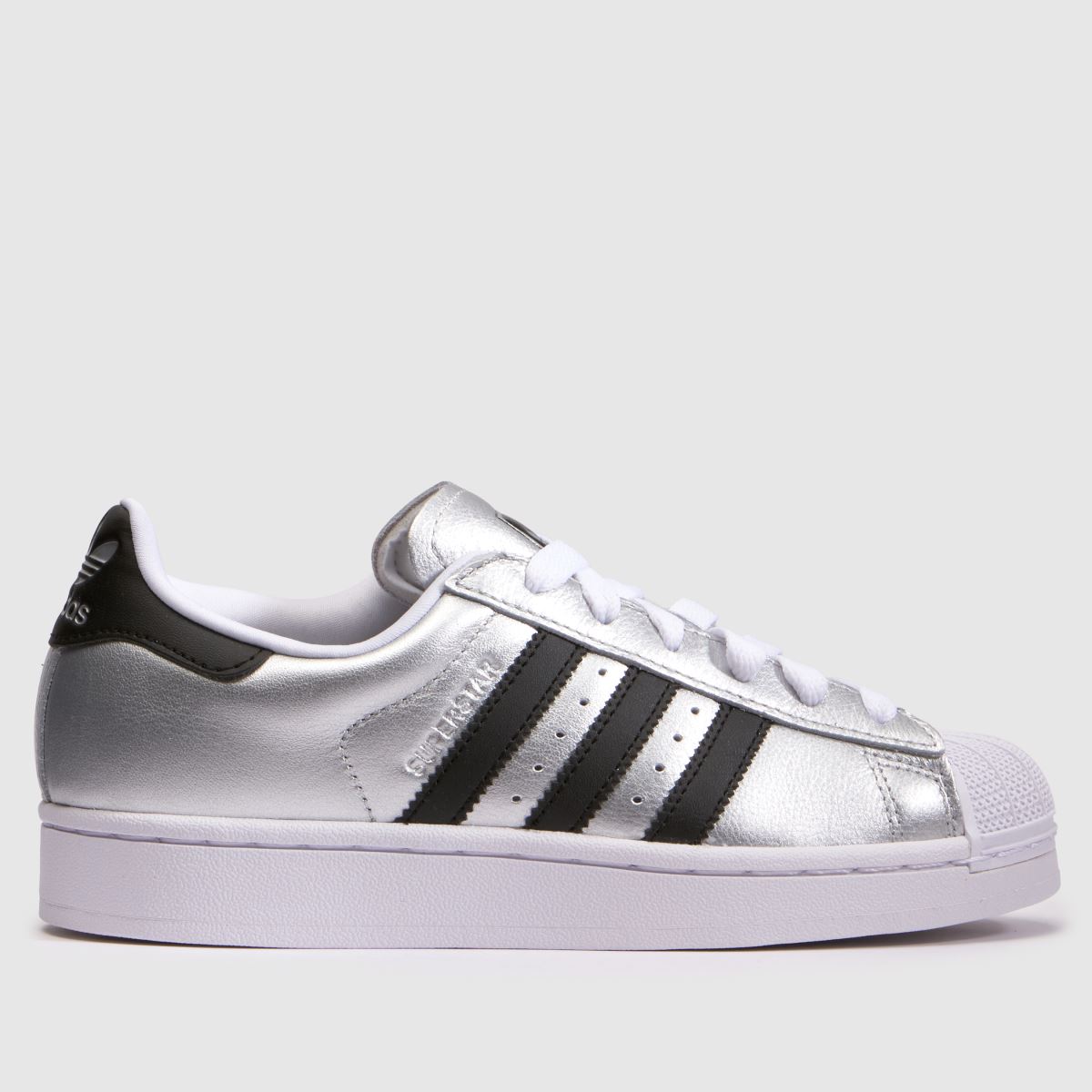 adidas Superstar II Girls Youth in Silver adidas Superstar II