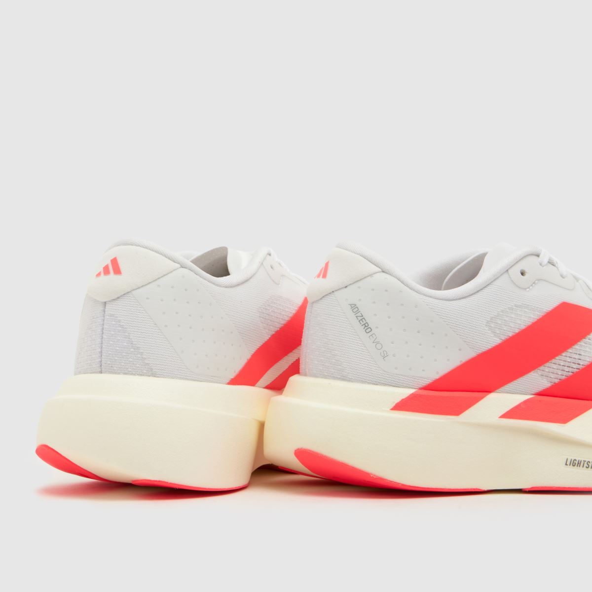 adidas Adizero Evo SL Girls Youth in White & Pink adidas Adizero Evo SL 7
