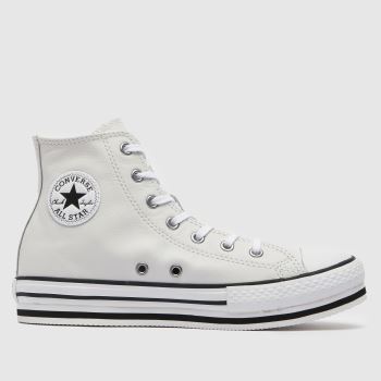 Converse white all star hi platform eva Girls Youth Trainers Converse white all star hi platform eva Girls Youth Trainers
