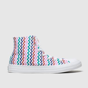 converse white & pink hi vltg trainers youth converse white & pink hi vltg trainers youth