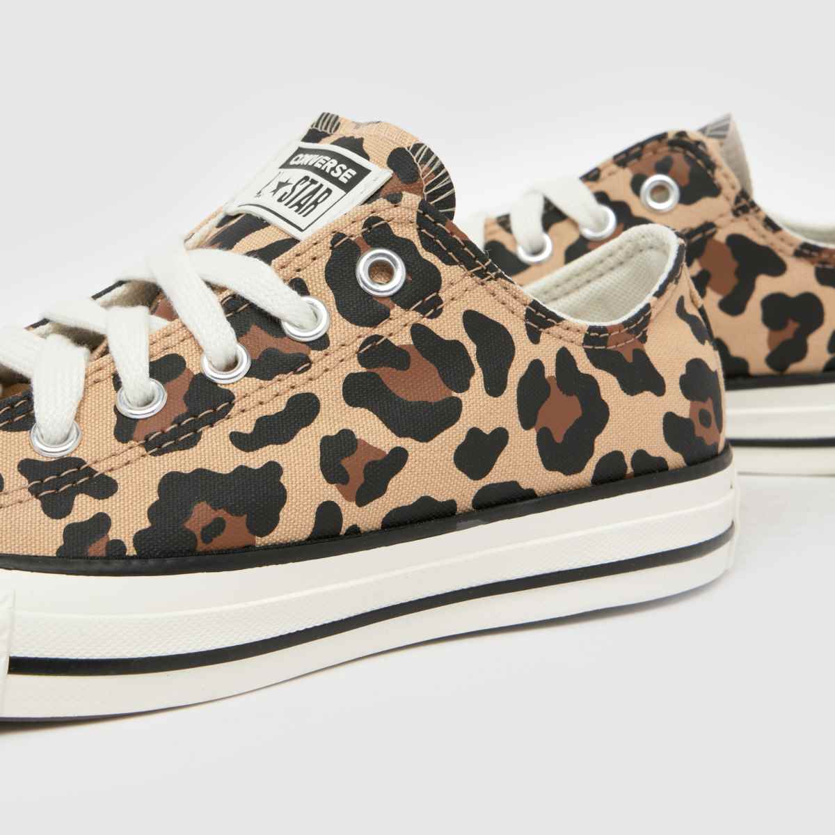 Converse All Star Lo Girls Youth in Brown Multi Converse All Star Lo 7