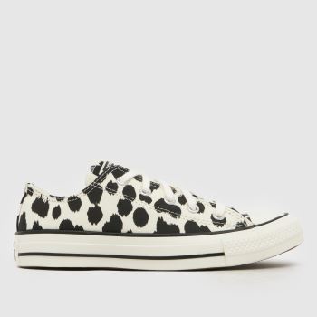Converse Black & White All Star Lo Girls Youth