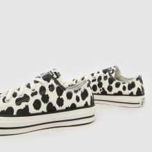 Converse All Star Lo Girls Youth in Black & White Converse All Star Lo,4 of 4
