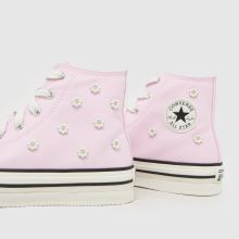 Converse All Star EVA Lift Hi Beaded Girls Youth in Pale Pink Converse All Star EVA Lift Hi Beaded,4 of 4