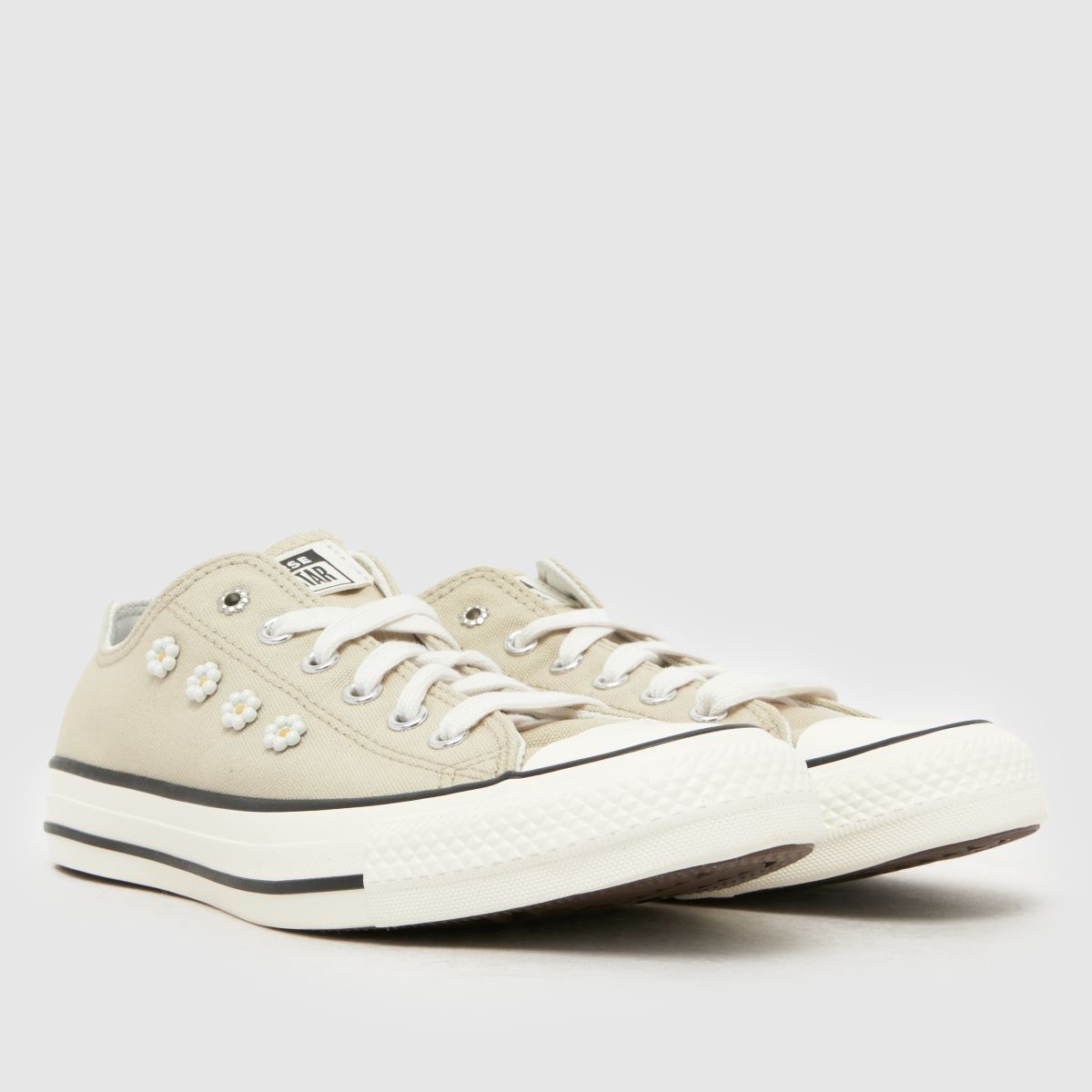 Converse All Star Lo Beaded Girls Youth in Light Green Converse All Star Lo Beaded 1