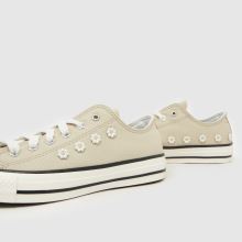 Converse All Star Lo Beaded Girls Youth in Light Green Converse All Star Lo Beaded,4 of 4