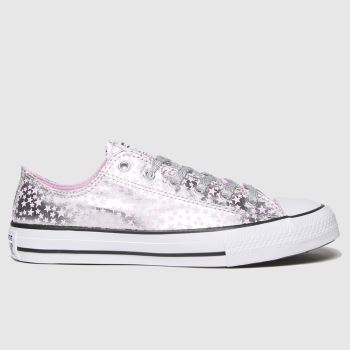 Converse silver lo shes a star trainers youth Converse silver lo shes a star trainers youth