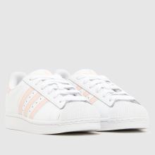 Kinder adidas Weiß-pink Superstar Ii Sneaker adidas Superstar II,2 von 4