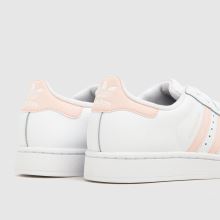 Kinder adidas Weiß-pink Superstar Ii Sneaker adidas Superstar II,4 von 4