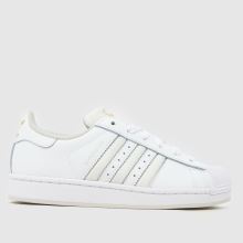 adidas Superstar II Girls Youth in White & grey adidas Superstar II,1 of 4