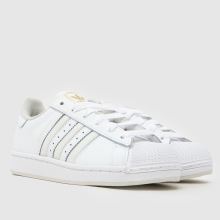 adidas Superstar II Girls Youth in White & grey adidas Superstar II,2 of 4