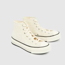 Converse All Star EVA Lift Hi Girls Youth in Stone Converse All Star EVA Lift Hi,3 of 4