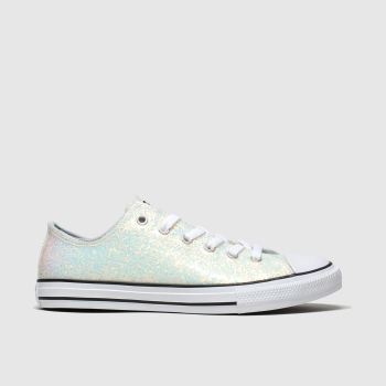 converse white & pl blue all star lo glitter trainers youth converse white & pl blue all star lo glitter trainers youth