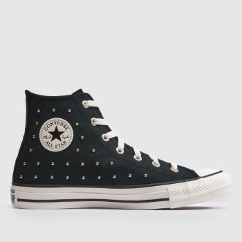 Converse Black Multi All Star Hi Girls Youth
