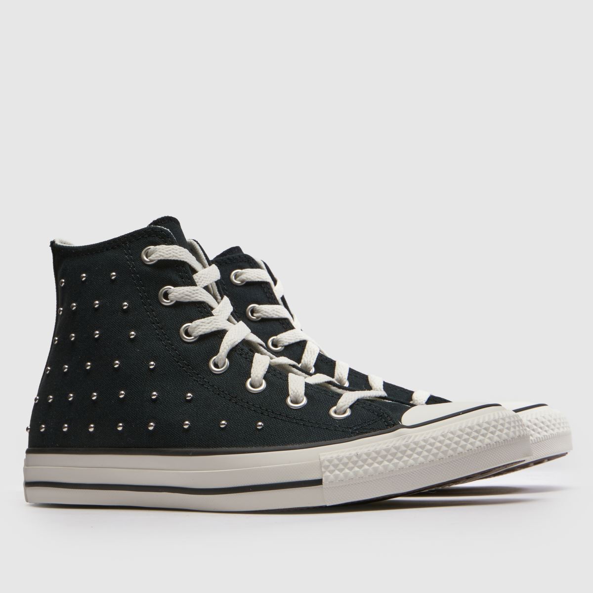 Converse All Star Hi Girls Youth in Black Multi Converse All Star Hi 1