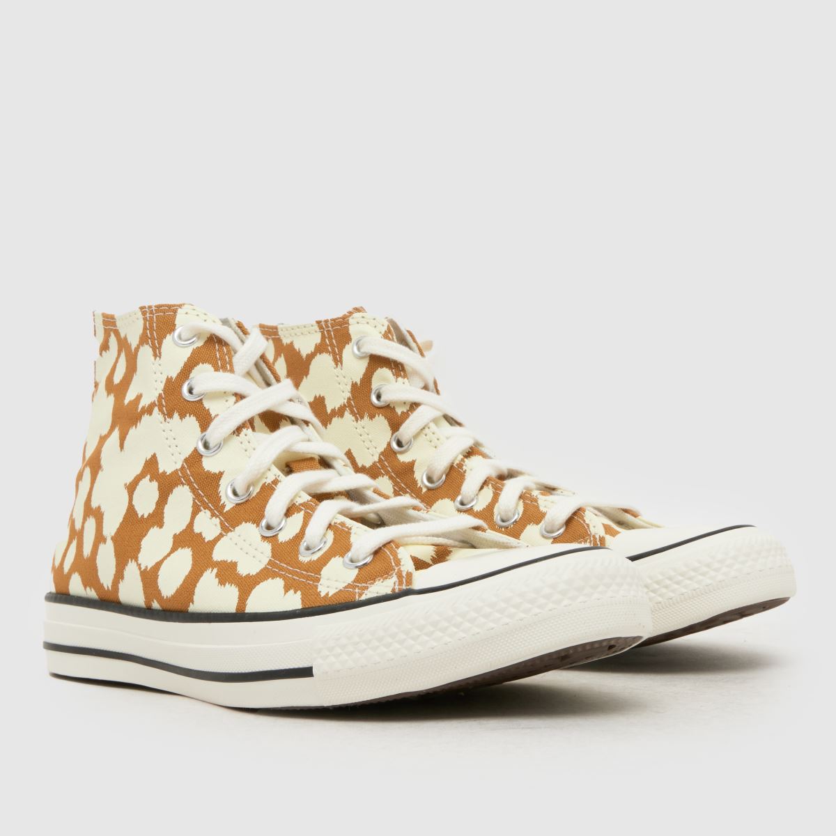 Converse All Star Hi Deer Girls Youth in Brown & White Converse All Star Hi Deer 1
