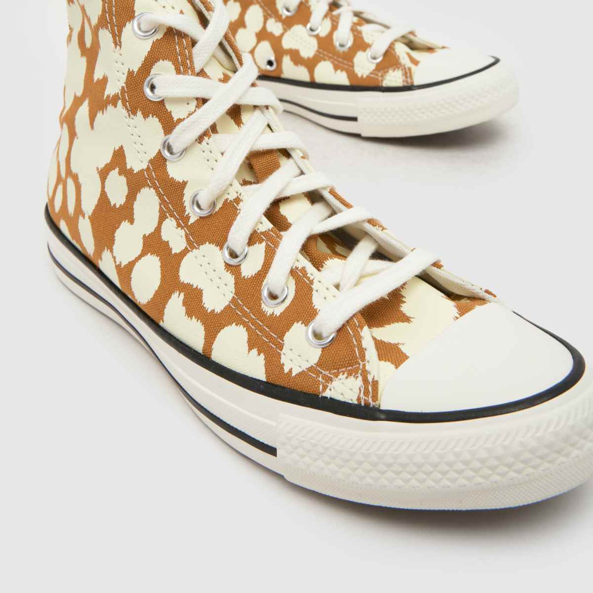 Converse All Star Hi Deer Girls Youth in Brown & White Converse All Star Hi Deer 4