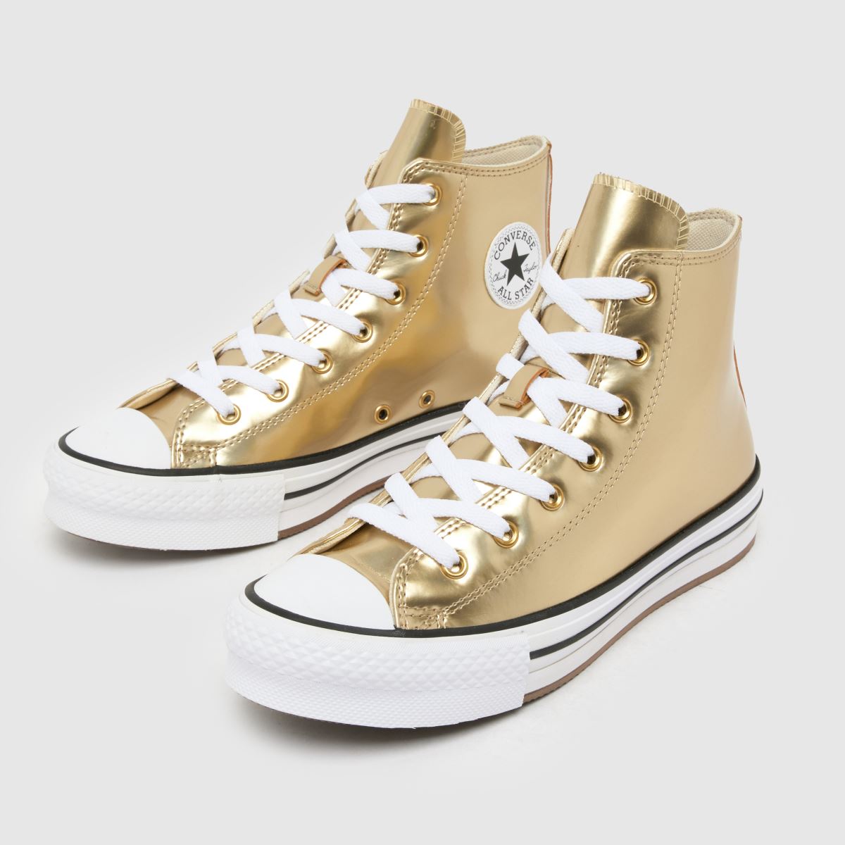 Converse All Star Lift Hi EVA Girls Youth in Gold Converse All Star Lift Hi EVA 4
