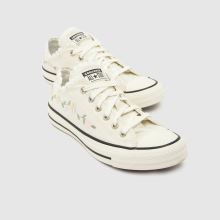 Converse All Star Lo Girls Youth in White Converse All Star Lo,3 of 4