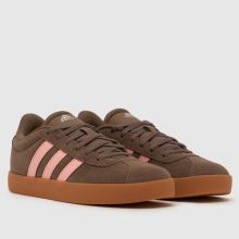 adidas VL Court 3.0 Girls Youth in Brown Multi adidas VL Court 3.0,2 of 4