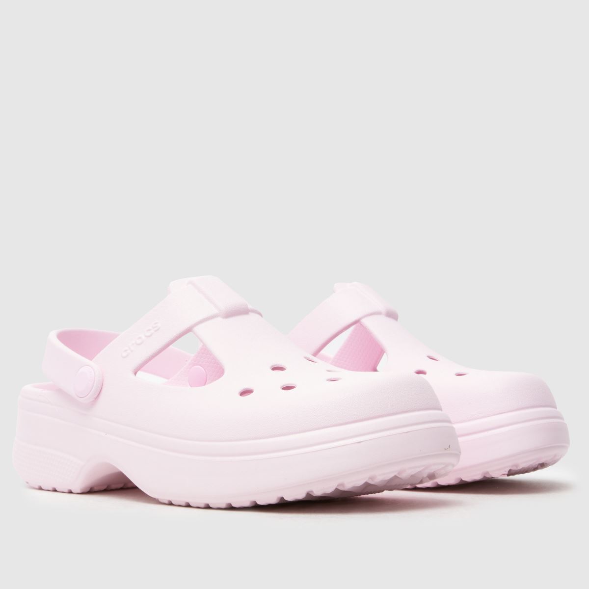 Crocs Classic Mary Jane Clog Girls Youth in Pale Pink Crocs Classic Mary Jane Clog 1