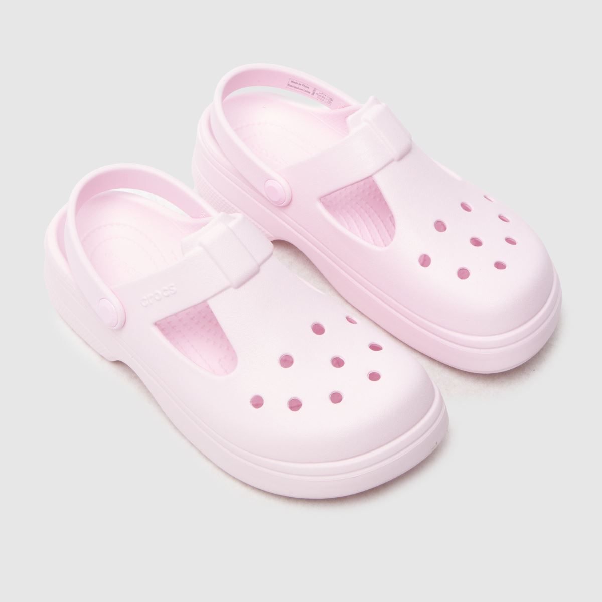 Crocs Classic Mary Jane Clog Girls Youth in Pale Pink Crocs Classic Mary Jane Clog 4