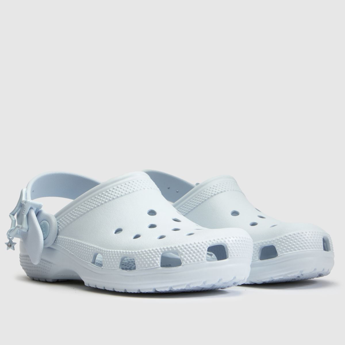 Crocs Star Buckle Clog Girls Youth in Pale Blue Crocs Star Buckle Clog 1