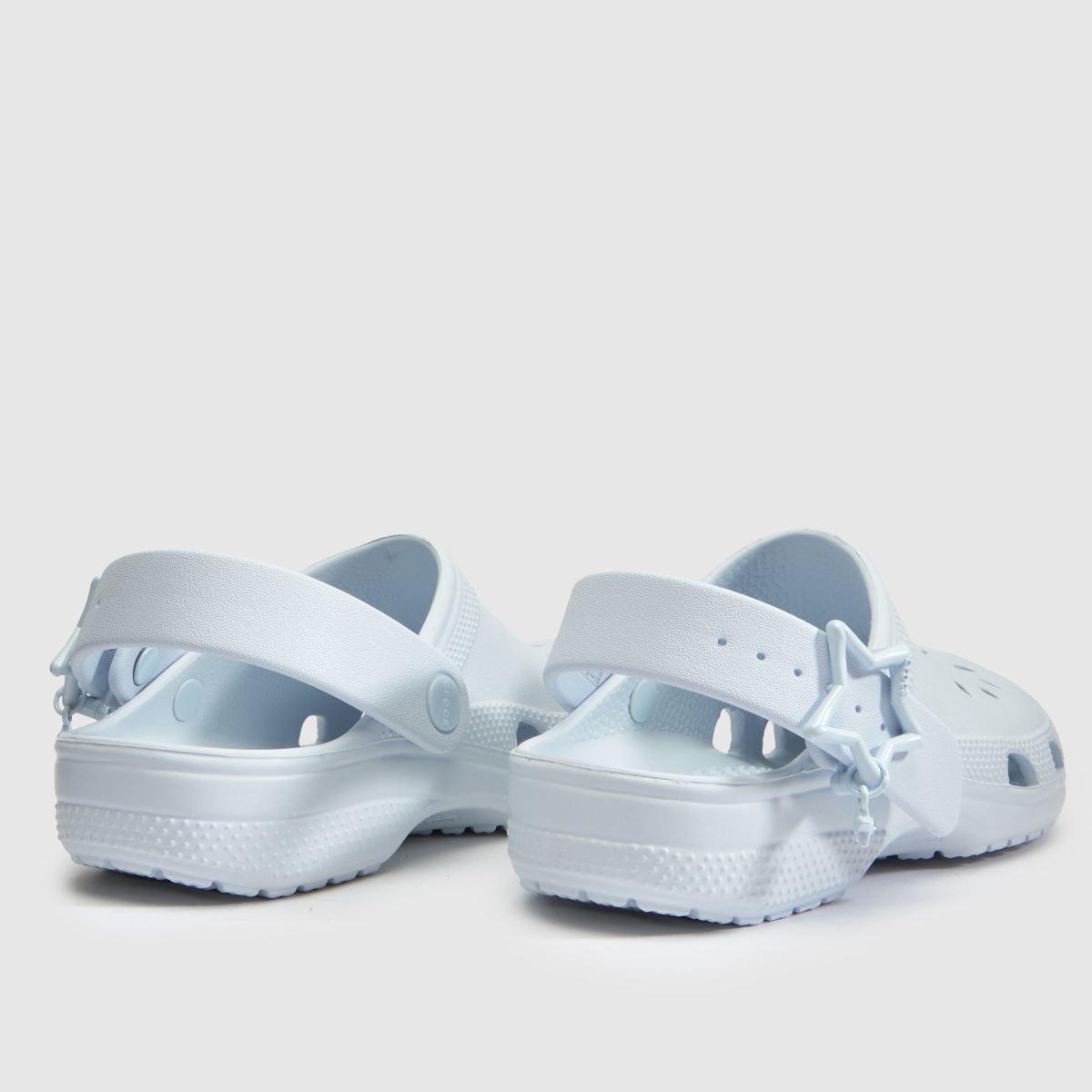 Crocs Star Buckle Clog Girls Youth in Pale Blue Crocs Star Buckle Clog 7