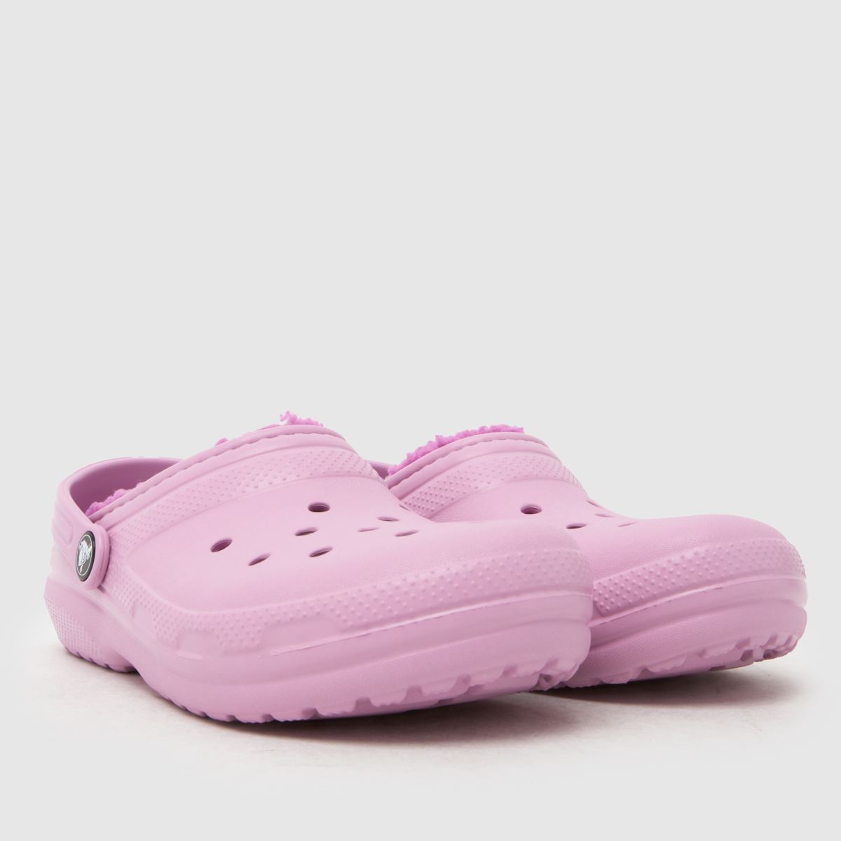 Crocs Classic Lined Clog Girls Youth in Pink Crocs Classic Lined Clog 1