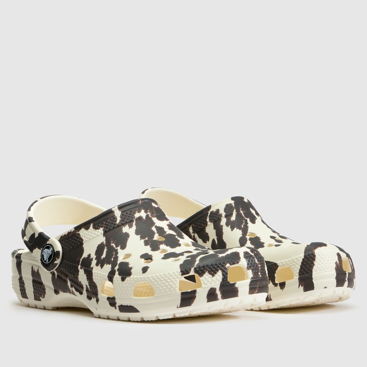 Crocs Classic Clog Girls Youth in Brown & White Crocs Classic Clog 1