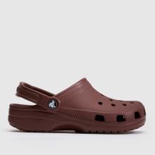Crocs Classic Clog Girls Youth in Burgundy Crocs Classic Clog,1 of 4