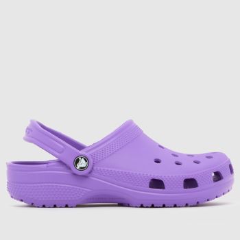 Crocs Purple Classic Clog Girls Youth
