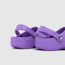 Crocs Classic Clog Girls Youth in Purple Crocs Classic Clog,4 of 4