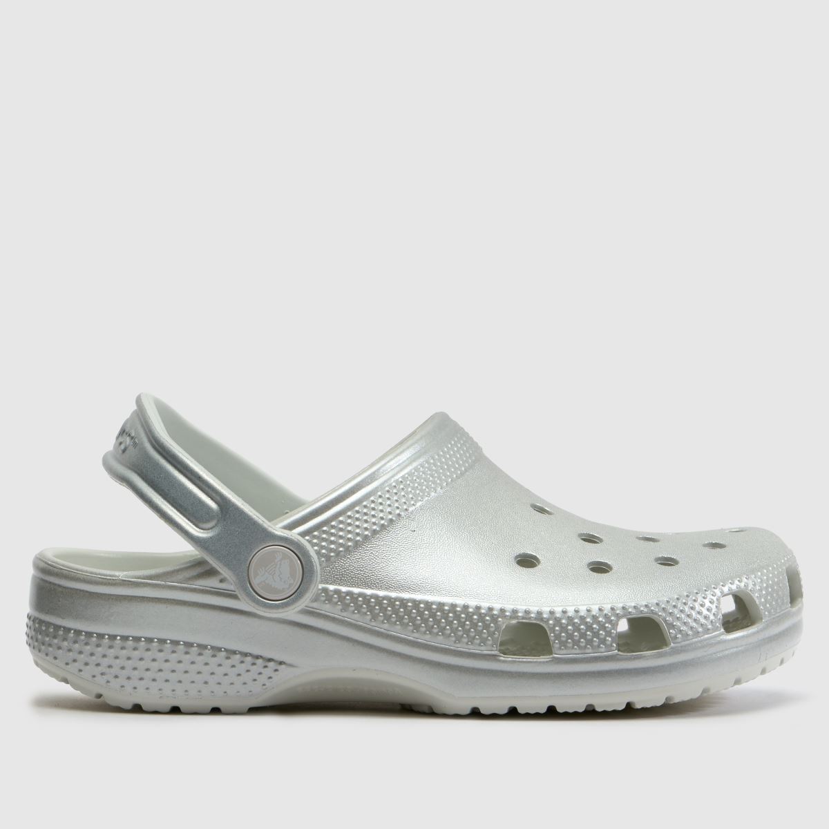 Crocs Classic Clog Girls Youth in Silver Crocs Classic Clog