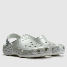 Crocs Classic Clog Girls Youth in Silver Crocs Classic Clog,2 of 4